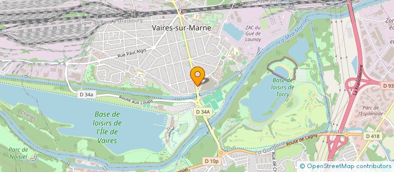 localisation de l'entreprise MJPMH  VAIRES-SUR-MARNE