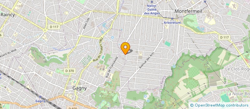 localisation de l'entreprise MJPS à MONTFERMEIL