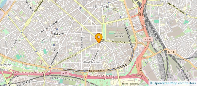 localisation de l'entreprise MJPV à LILLE