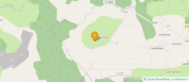 localisation de l'entreprise MJPW DU FRAU  CAZALS