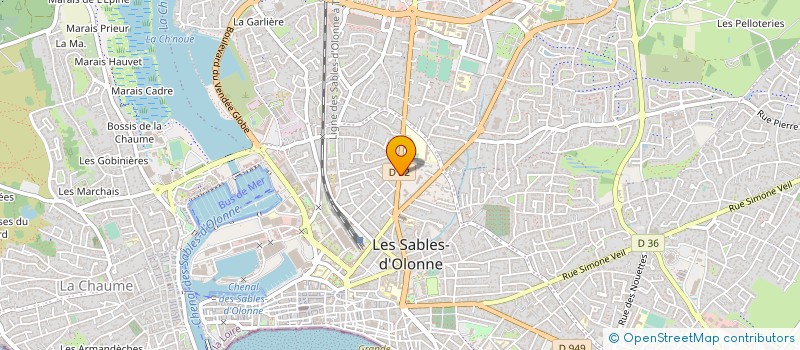 localisation de l'entreprise MJR à LES SABLES-D'OLONNE