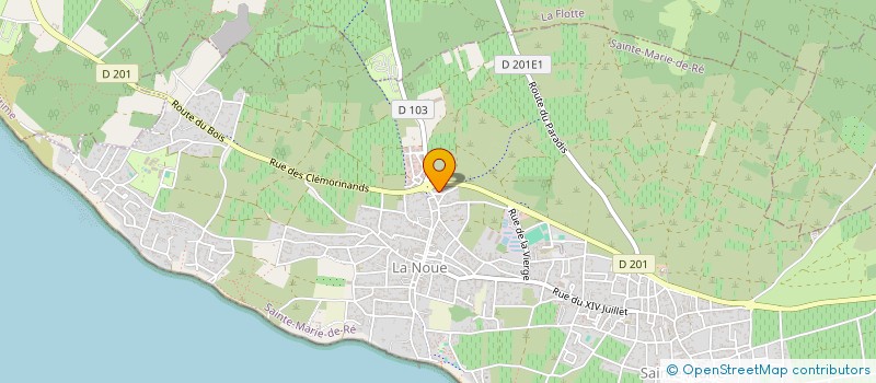 localisation de l'entreprise MJR  SAINTE-MARIE-DE-RE