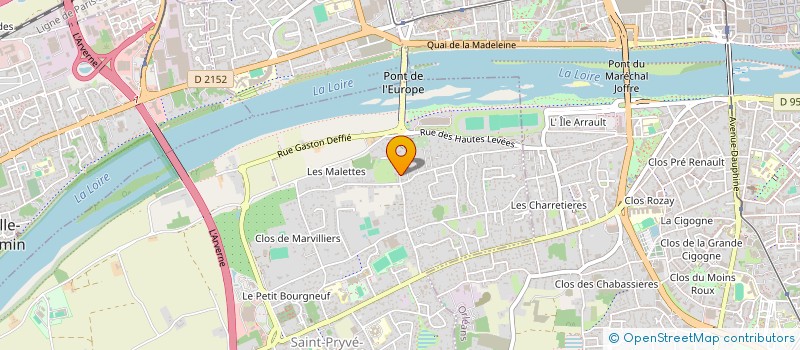 localisation de l'entreprise MJR  SAINT-PRYVE-SAINT-MESMIN