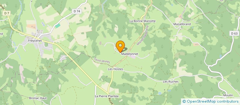 localisation de l'entreprise MJR  SAINT-JEURES