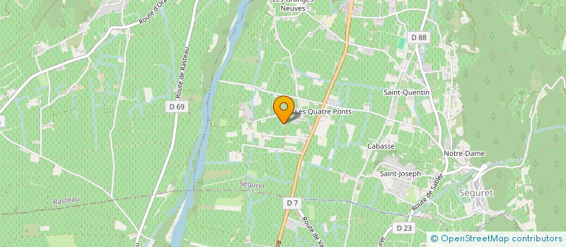 localisation de l'entreprise MJR BATI FACADE  SEGURET