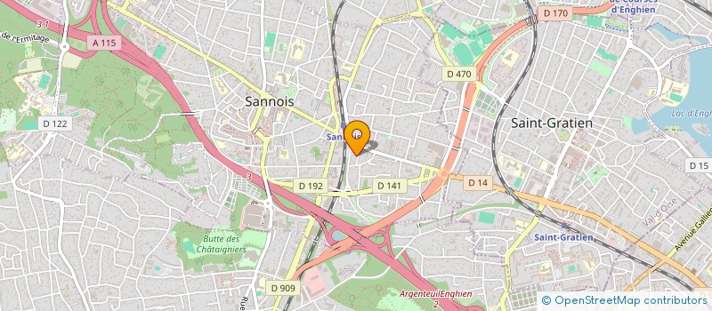 localisation de l'entreprise MJR CORP  SANNOIS