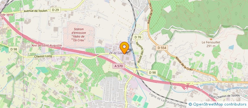 localisation de l'entreprise MJREZ  LA CRAU