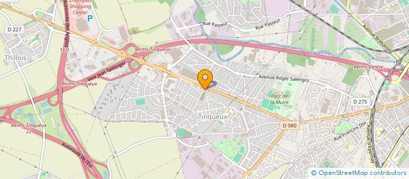 localisation de l'entreprise MJRL  TINQUEUX