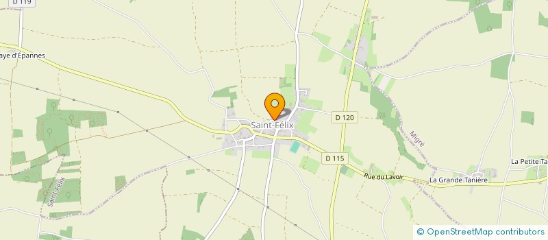 localisation de l'entreprise MJS  SAINT-FELIX