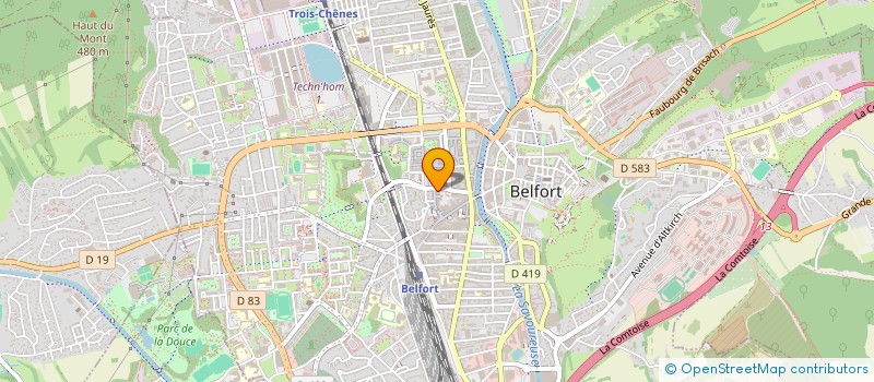 localisation de l'entreprise MJS  BELFORT