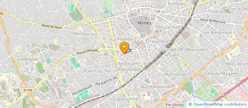 localisation de l'entreprise MJS  NIMES