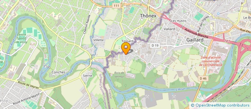 localisation de l'entreprise MJS à GAILLARD