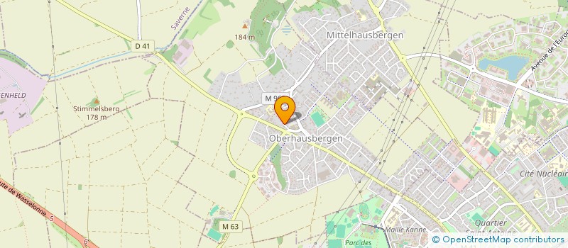 localisation de l'entreprise MJS  OBERHAUSBERGEN