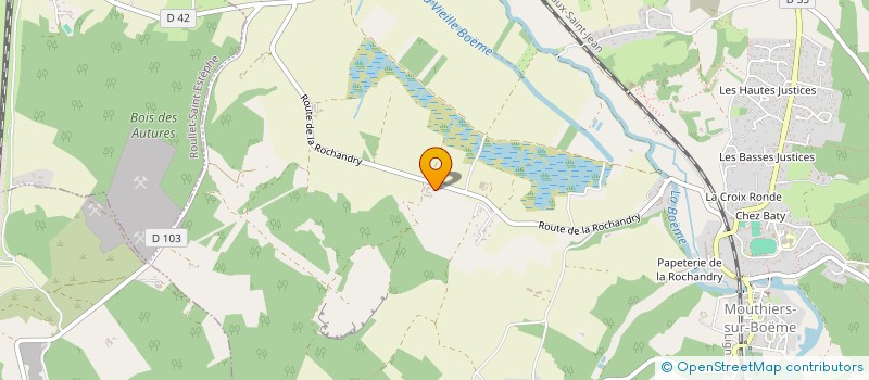 localisation de l'entreprise MJS à SIREUIL