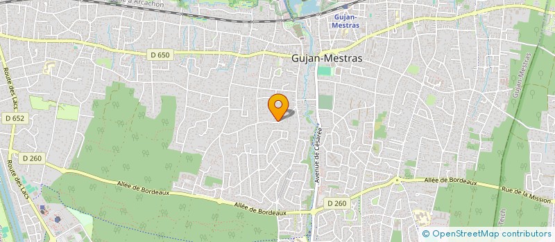 localisation de l'entreprise MJS  GUJAN-MESTRAS