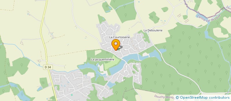 localisation de l'entreprise MJS COMMUNICATION à COURTENAY
