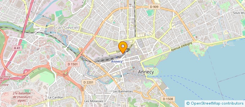 localisation de l'entreprise MJS MENUISERIES à ANNECY