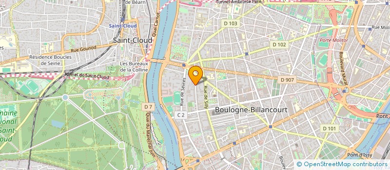 localisation de l'entreprise MJS VIDEO à BOULOGNE-BILLANCOURT