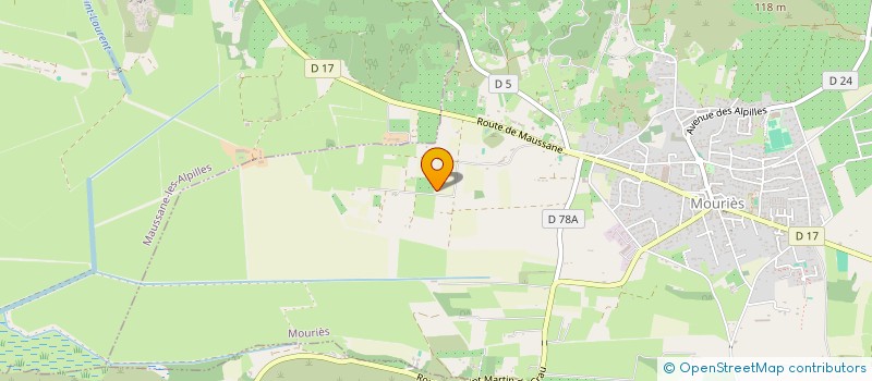 localisation de l'entreprise MJSB  MOURIES