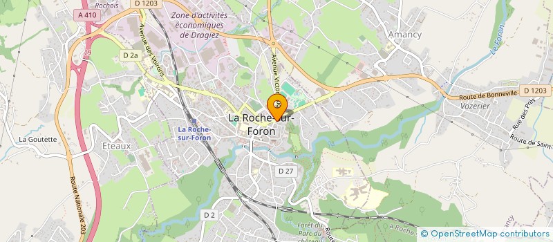 localisation de l'entreprise MJSC PACCARD  LA ROCHE-SUR-FORON