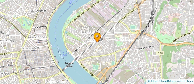 localisation de l'entreprise MJSO 2 à BORDEAUX