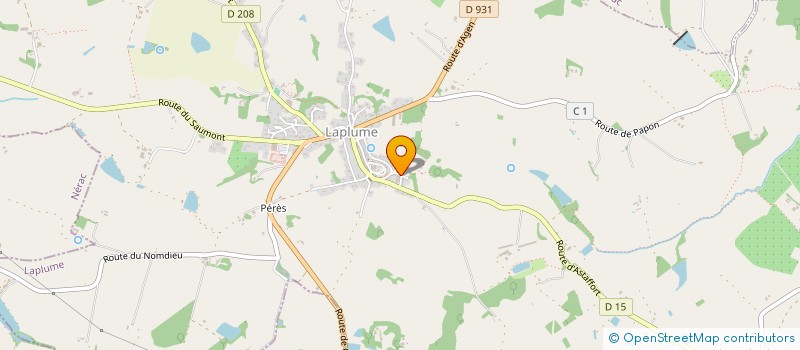 localisation de l'entreprise MJST  LAPLUME