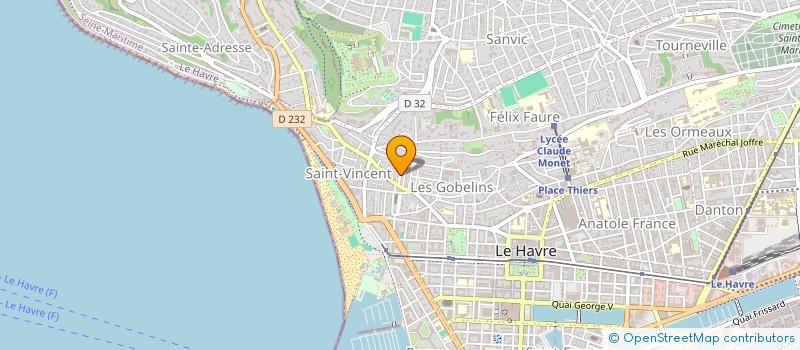 localisation de l'entreprise MJT à LE HAVRE