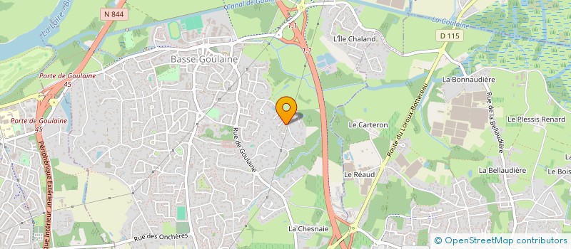 localisation de l'entreprise MJT IMMOBILIER  BASSE-GOULAINE