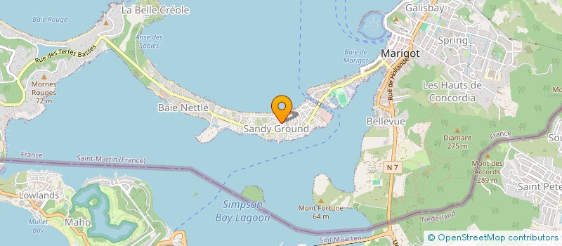 localisation de l'entreprise MJT RENT A CAR SARL  SAINT-MARTIN