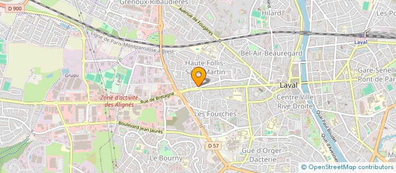localisation de l'entreprise MJT1 à LAVAL