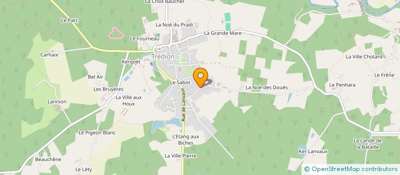 localisation de l'entreprise MJTP 56  TREDION