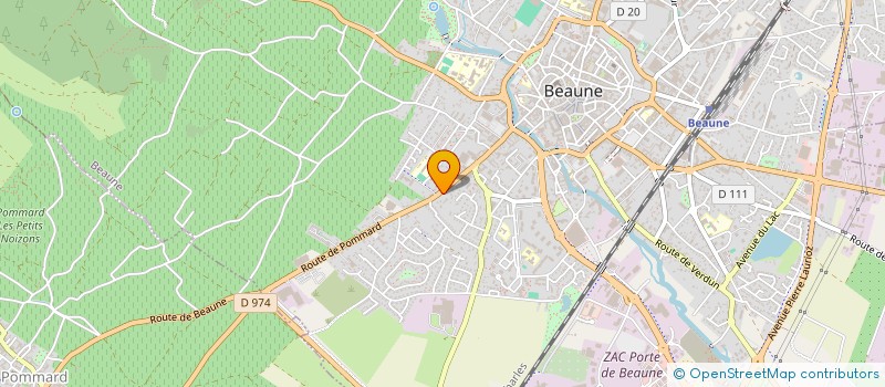 localisation de l'entreprise MJV à BEAUNE