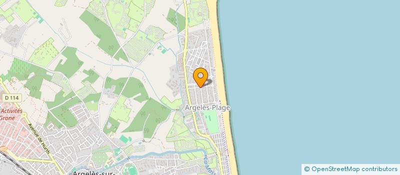 localisation de l'entreprise MJV à ARGELES-SUR-MER
