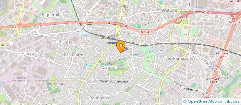 localisation de l'entreprise MJV DIFFUSION à COLOMIERS