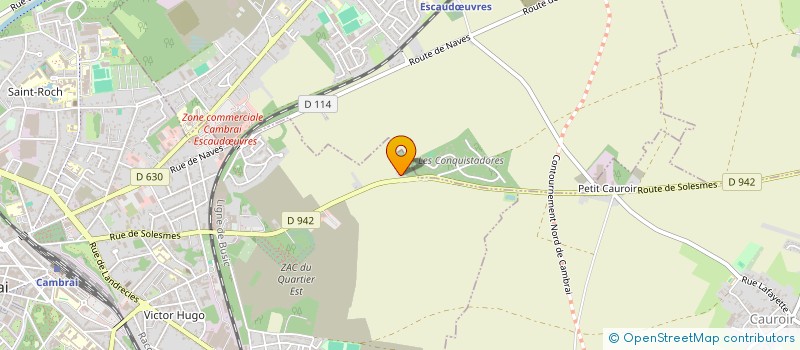 localisation de l'entreprise MJV HOLDING à CAMBRAI