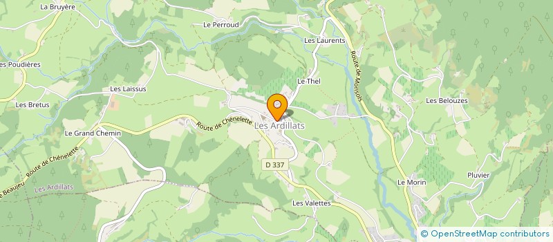 localisation de l'entreprise MJV IMMO 5  LES ARDILLATS