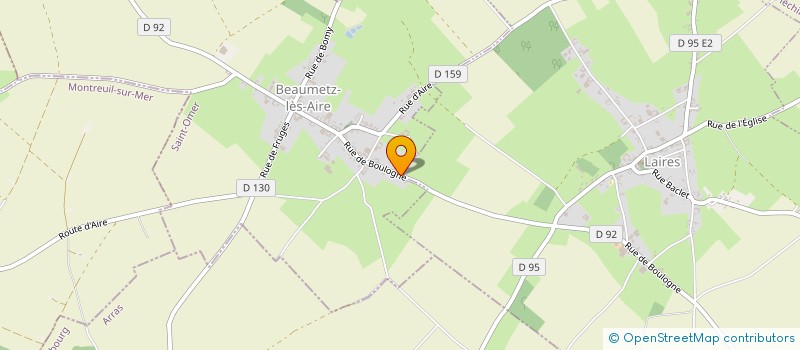 localisation de l'entreprise MJVDW PHOTOVOLT'  BEAUMETZ-LES-AIRE