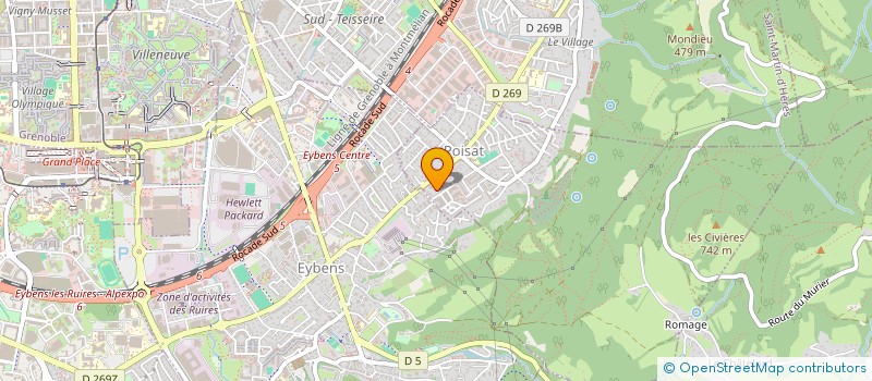 localisation de l'entreprise MJVM  POISAT