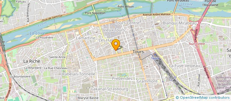 localisation de l'entreprise MK 10  TOURS