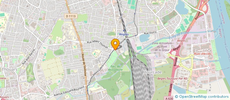 localisation de l'entreprise MK 33  BEGLES