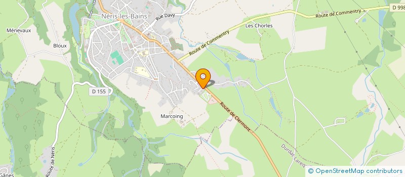 localisation de l'entreprise MK - 3L  NERIS-LES-BAINS