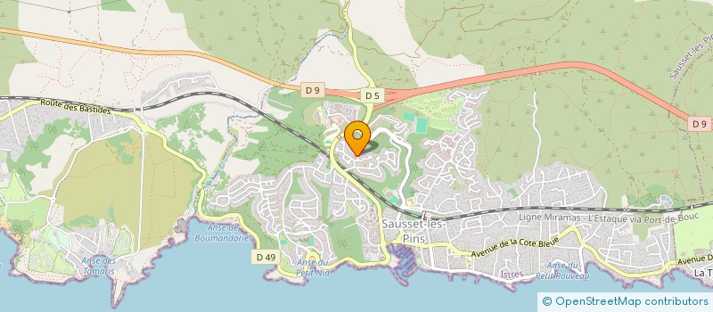 localisation de l'entreprise MK  SAUSSET-LES-PINS