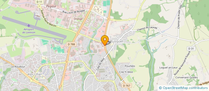 localisation de l'entreprise MK  PERROS-GUIREC