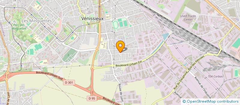 localisation de l'entreprise MK  VENISSIEUX