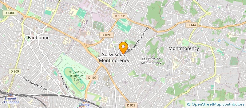 localisation de l'entreprise MK à SOISY-SOUS-MONTMORENCY