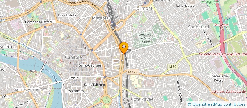 localisation de l'entreprise MK à TOULOUSE