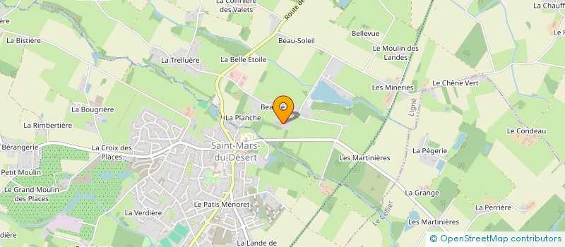 localisation de l'entreprise MK à SAINT-MARS-DU-DESERT