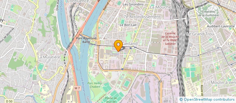 localisation de l'entreprise MK à LYON