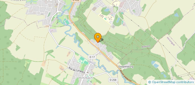 localisation de l'entreprise MK  HIRTZBACH