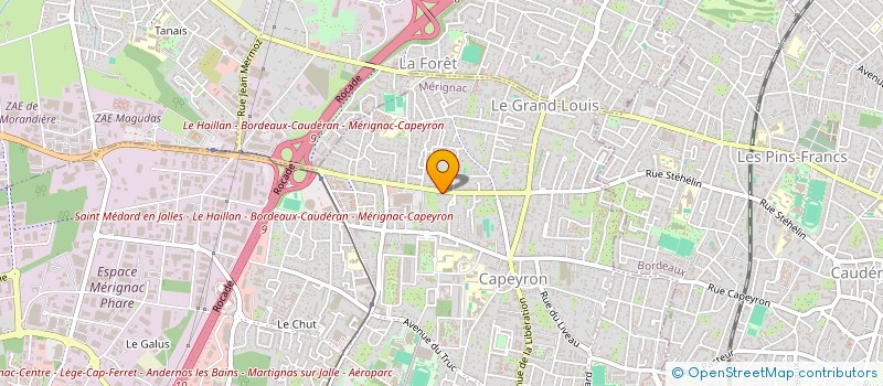 localisation de l'entreprise MK  BORDEAUX